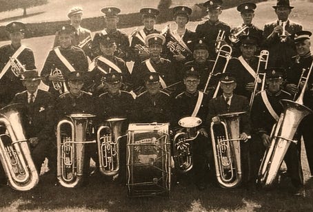 Slaidburn and Grindleton players. mid 1950’s. (Courtesy of Slaidburn Archive)